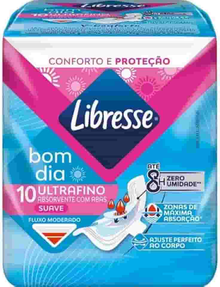Libresse, Absorvente Ultrafino Bom dia 10 unidades