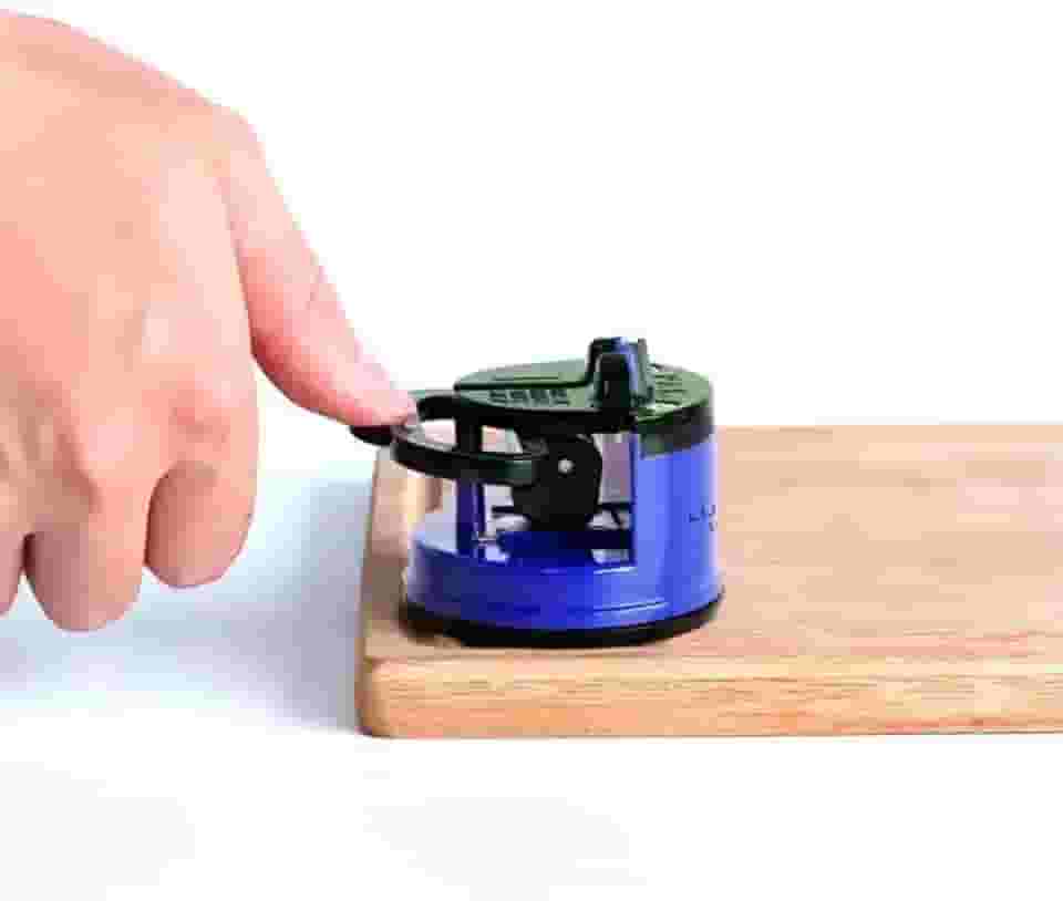 Afiador De Alicate De Unha Amolador de Faces e Afiador de facas e laminas Ventosa para fixacao