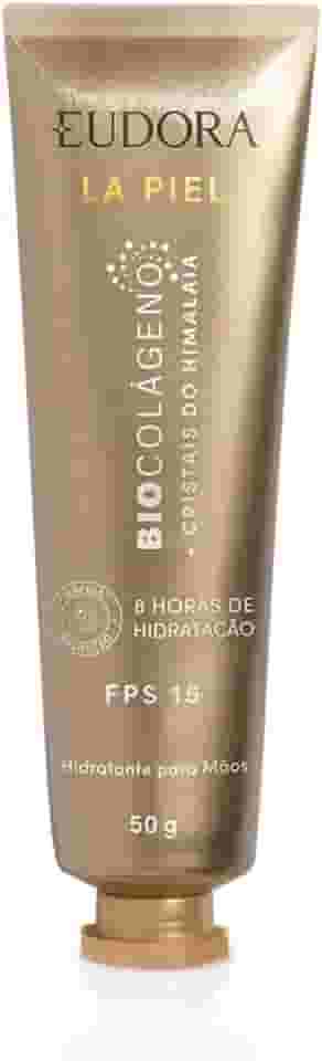 Eudora La Piel Cristais do Himalaia Creme Hidratante Para as Mãos FPS15 50g