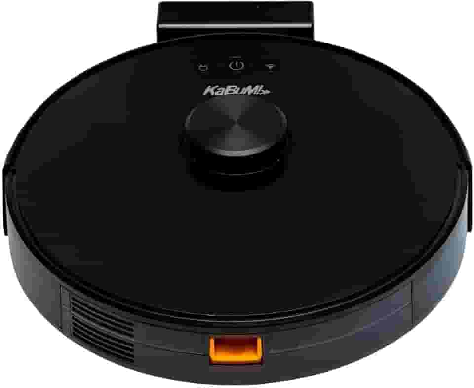 Robô Aspirador de Pó KaBuM! Smart 700, Preto, Aspira e Passa Pano, Mapeamento IR 360º, Controle via Aplicativo, Compatível com Google Assistant e Alexa XR500 Bivolt