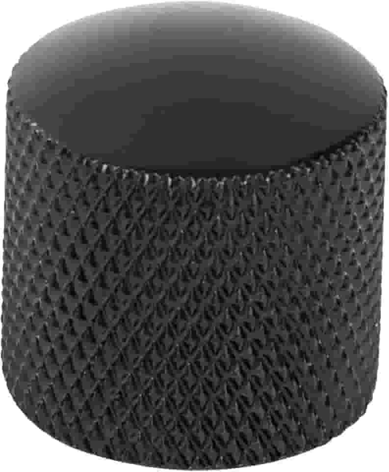 Knob De Metal Preto De Pressão Para Guitarra E Contra Baixo