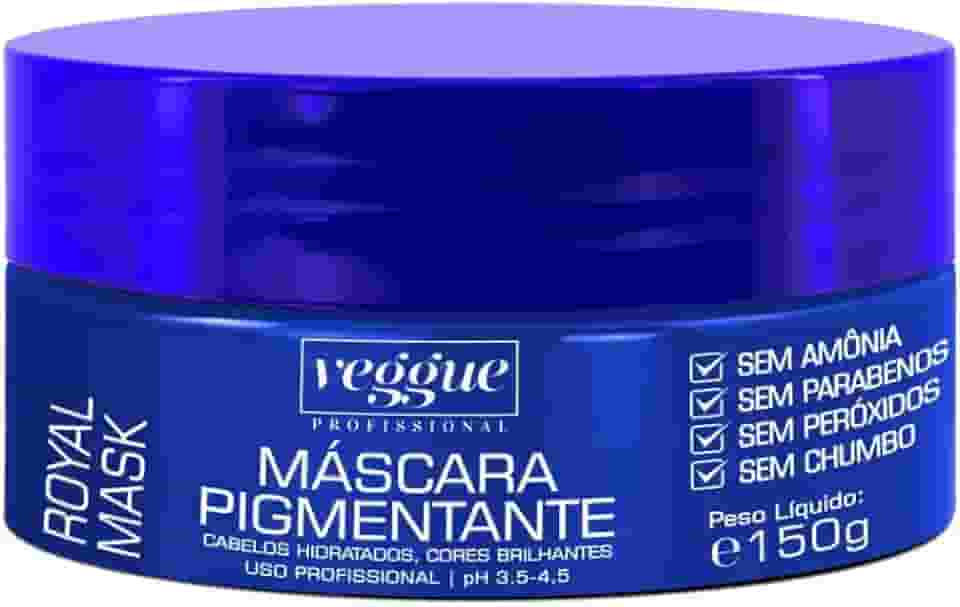 Máscara Capilar Pigmentante Azul Royal Veggue 150g