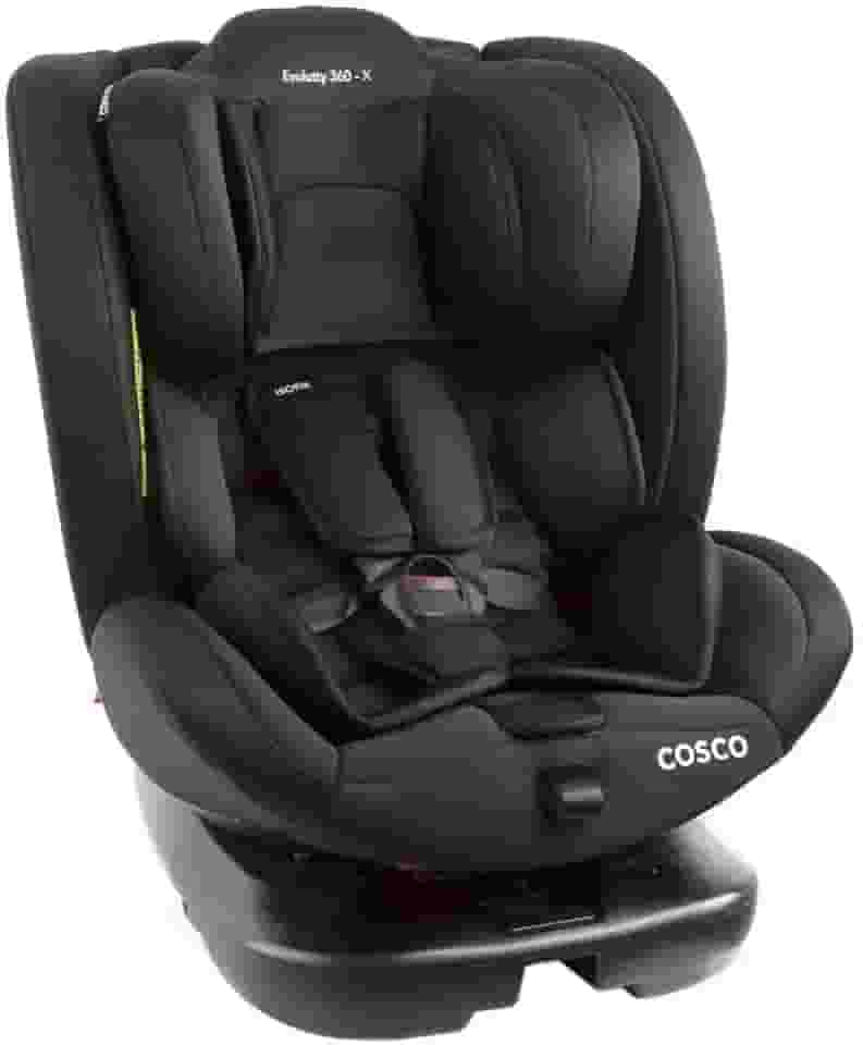 Cosco Kids, Cadeirinha Evolutty 360 X, 0 a 36kg, com Giro 360º e Isofix, Preto