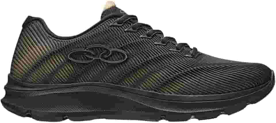 Tênis Esportivo Caminhada Olympikus Venum - Preto e Branco - Tamanho 36 - Unissex - Adultos