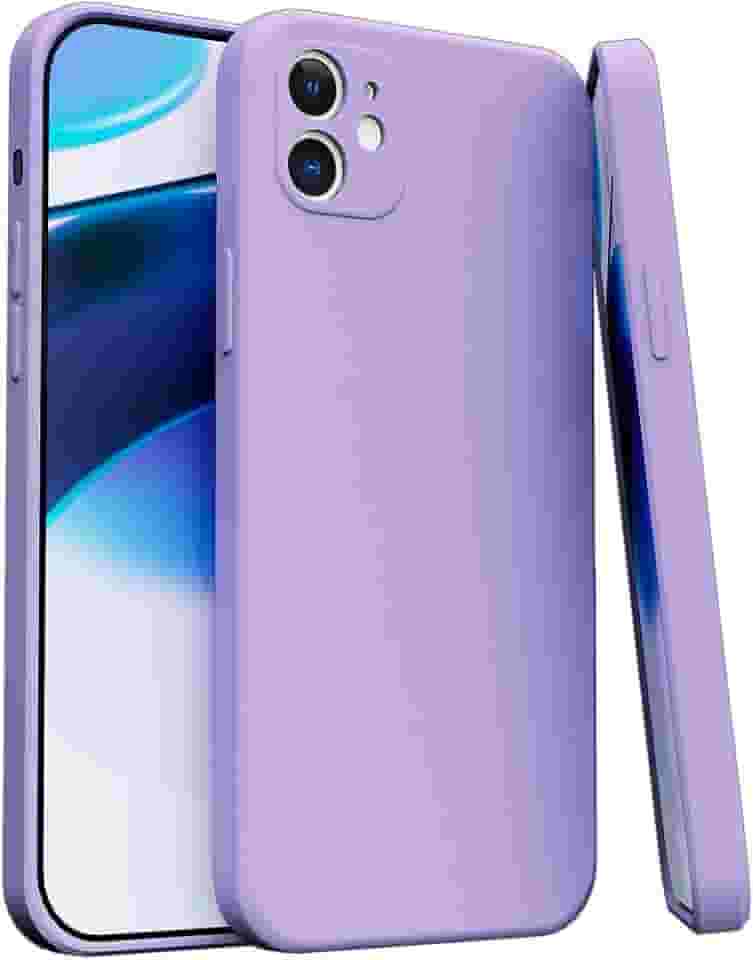 Capa Case Capinha Para iPhone 11 Silicone Aveludada Com Forro aveludado Premium (LILAS)