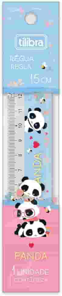 Tilibra - Régua em Poliestireno 15cm Panda