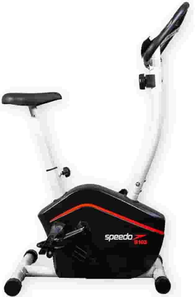 Bicicleta Ergométrica Speedo B103 Magnética 8 Níveis de Resistência Painel LCD completo