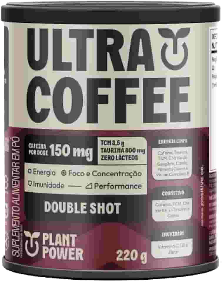 Plant power café instantâneo - Ultra coffe double shot 220g