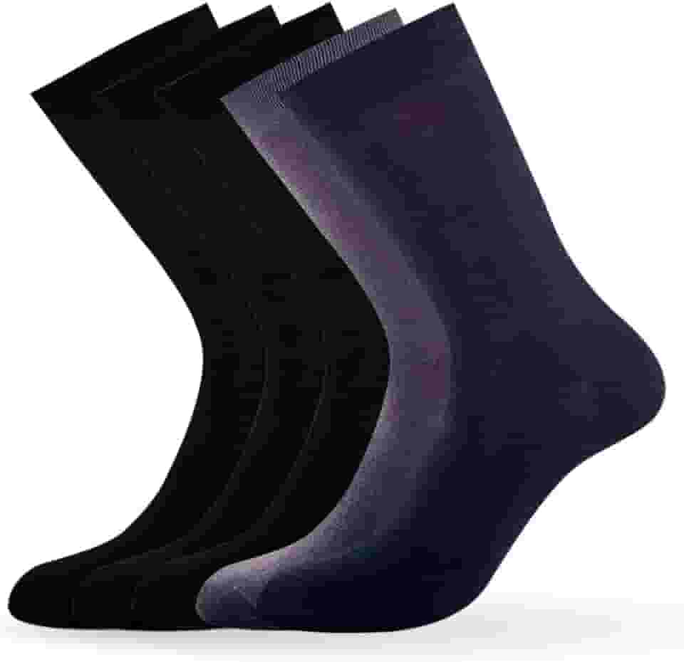 Kit 6 Pares Meia Social Cano Longo Masculino Confortável