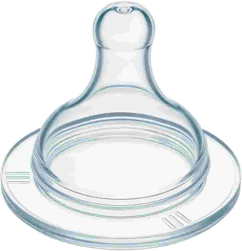 Bico Universal Redondo para Mamadeira, 100% Silicone, Tamanho Grande (1)