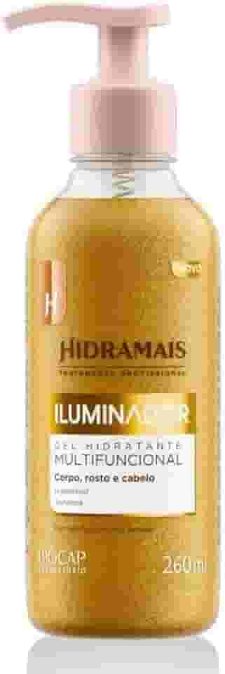 Body Shimmer Hidramais, Iluminador Multifuncional 260ml - Liquid Highlighter para Rosto e Corpo, Brilho e Hidratação Eficaz