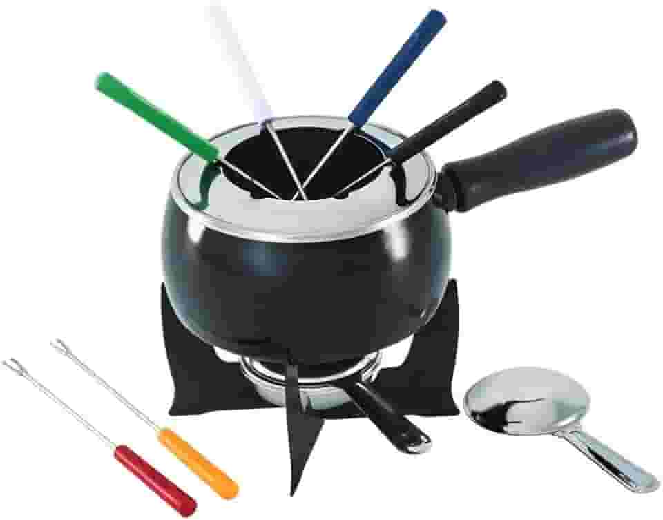 Brinox - Conjunto para Fondue com 10 Peças - Preto
