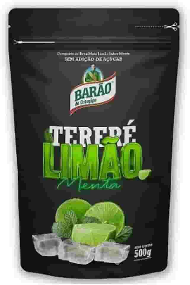 Erva Mate Terere Limão e Menta Sem açúcar Barão 500g