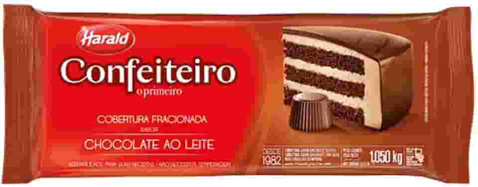 Barra de Chocolate Fracionado Confeiteiro Ao Leite 1,05kg - Harald