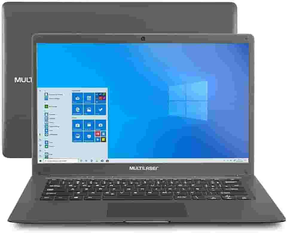 Notebook Legacy Cloud 2GB 32GB 14,1" Windows 10 Cinza Multilaser - PC130