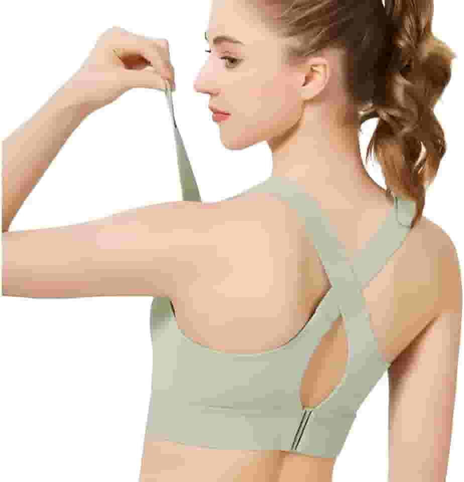 Top Fitness Feminino Academia Alta Sustentação e Compressão Reforçado Esportes Alto Impacto Corrida 3 Ajustes e Confortável Seguro Plus Size