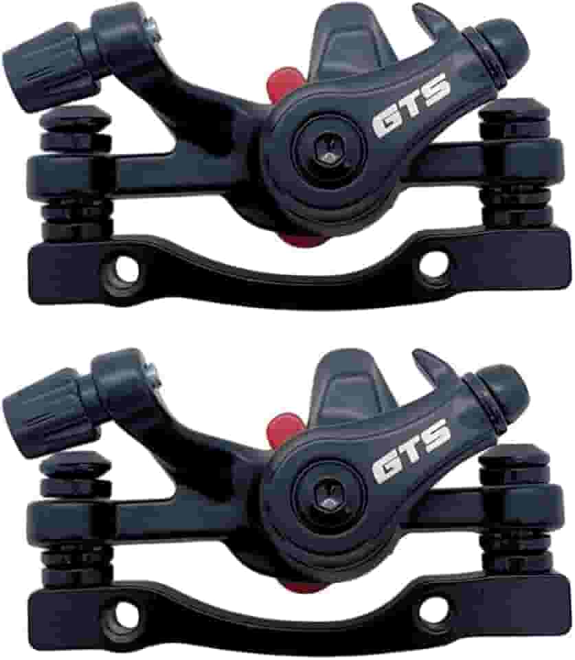 Kit De Pinça Freio A Disco Mecânico Para Bike Bicicleta 160mm GTS Com Pastilha Quadrada Aro 26-29
