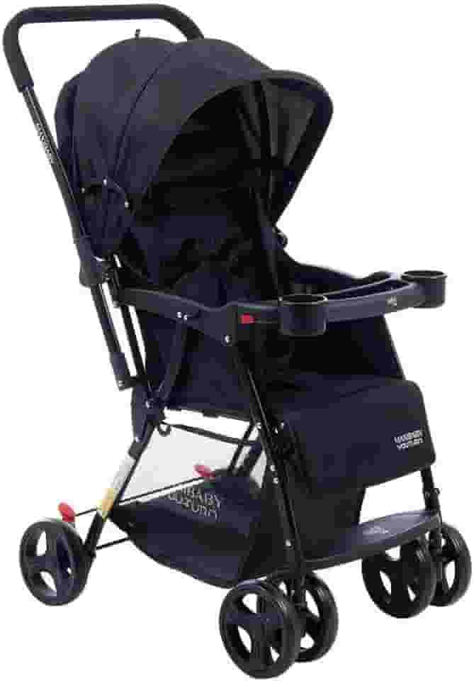 Maxi Baby Carrinho de Bebê Com Alça Reversível YouTurn (Preto)