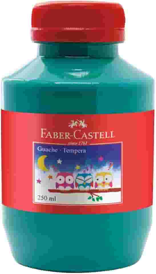 Tinta Guache Faber-Castell, Verde Claro - 250ml