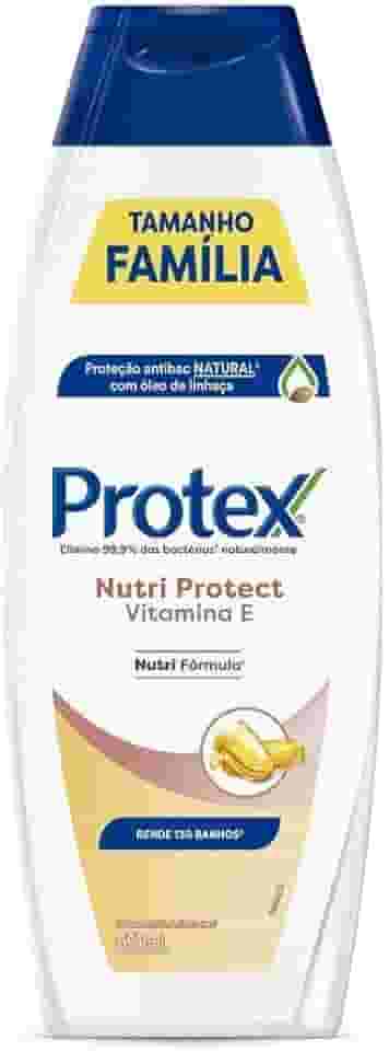Sabonete Líquido Antibacteriano para Corpo Protex Nutri Protect Vitamina E 650ml