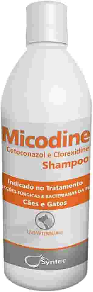 SYNTEC Micodine Shampoo Syntec Cetoconazol Para Cães E Gatos 500Ml