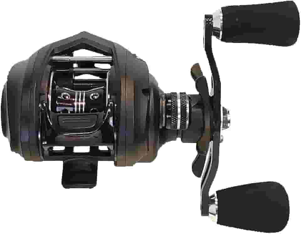 Carretilha Esquerda perfil baixo 7+1 Raptor Collection da Pesca Brasil