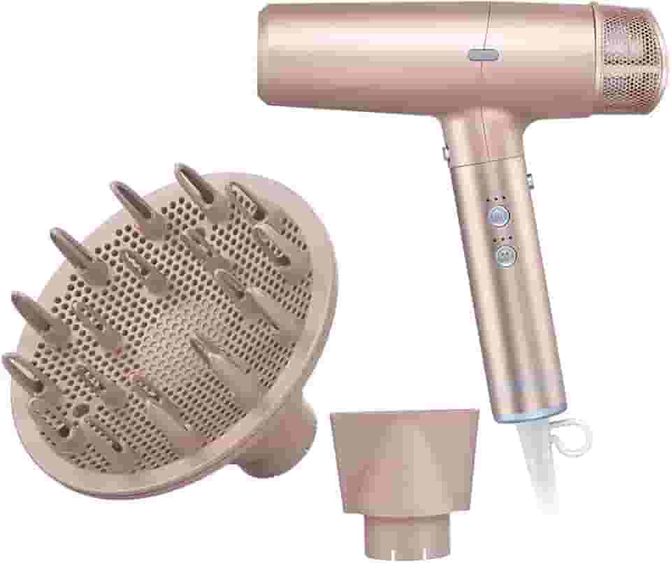 Conair, Secador Digital de Cabelo, Com Difusor, Secador Digital Iônico, 1700W, DIGITALaire, Rosa - 110V