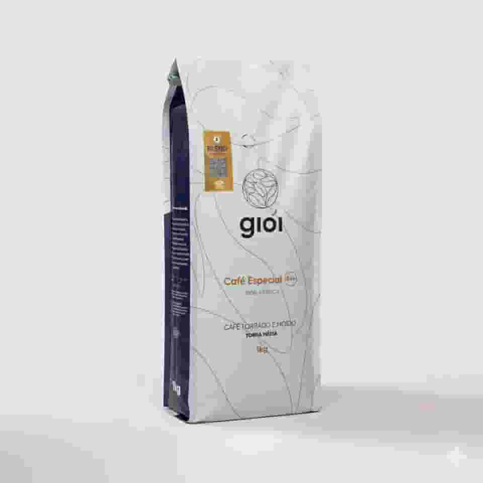 Giói Café Especial, 100% Arábica, Torrado e Moído, 84+ (1kg, Blend Média)