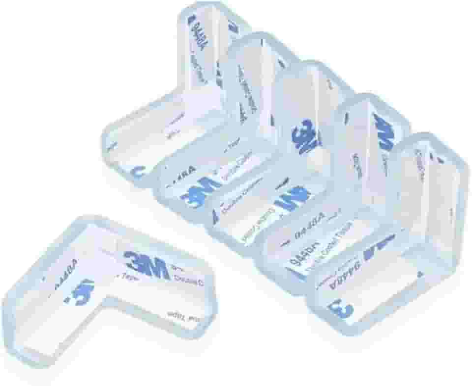 Kit 10 Cantoneiras de Silicone em Formato L para Segurança Infantil – Proteja Bordas e Quinas de Móveis