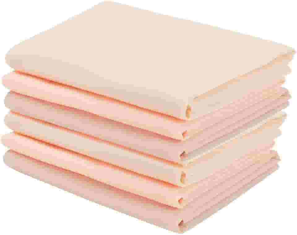 INFUNLY 6 peças de tecido de tom de pele de boneca faça você mesmo 50 x 101 tecido colorido para fazer bonecas, tecido de pele de boneca de malha de lã, material de costura leve, tecido de tom de pele