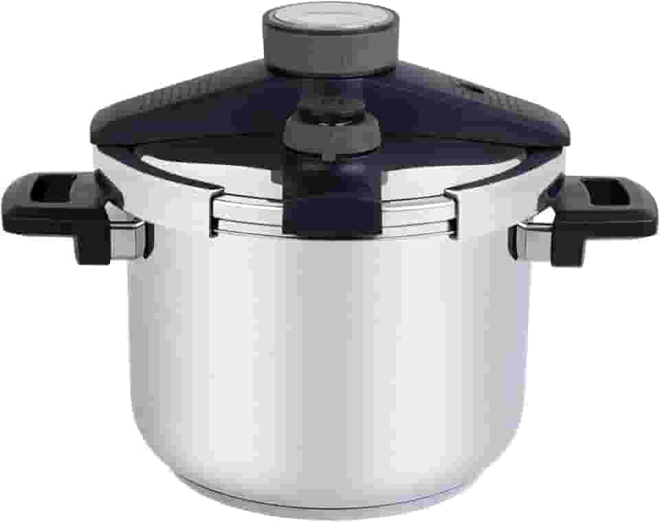 Panela de Pressão Tramontina Presto em Aço Inox Fundo Triplo com 5 Dispositivos de Segurança 22 cm 6 L