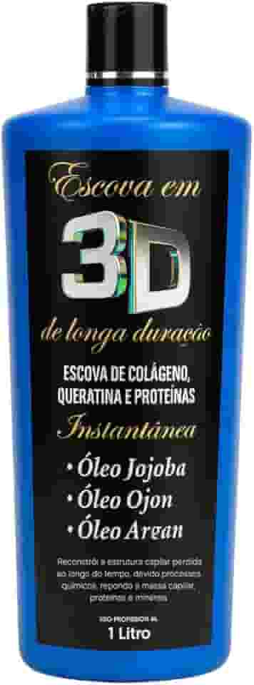 Escova Progressiva 3D Profissional 1000ml | Liso Absoluto