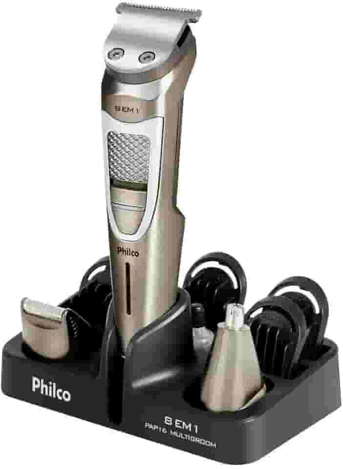 Aparador de Pelos Philco Multigroom 8 em 1 PAP16 Bivolt