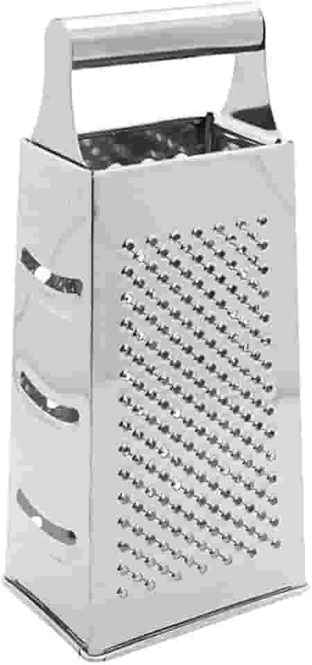 Ralador Fatiador De Alimentos 4 Faces Multiuso Aço Inox Manual Para Cozinha