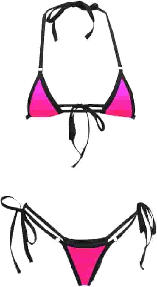 Conjunto de 2 peças de tanquíni de micro biquíni Skorts para roupa de banho sexy de malha triangular havaiana 2 peças micro conjuntos de 2 peças