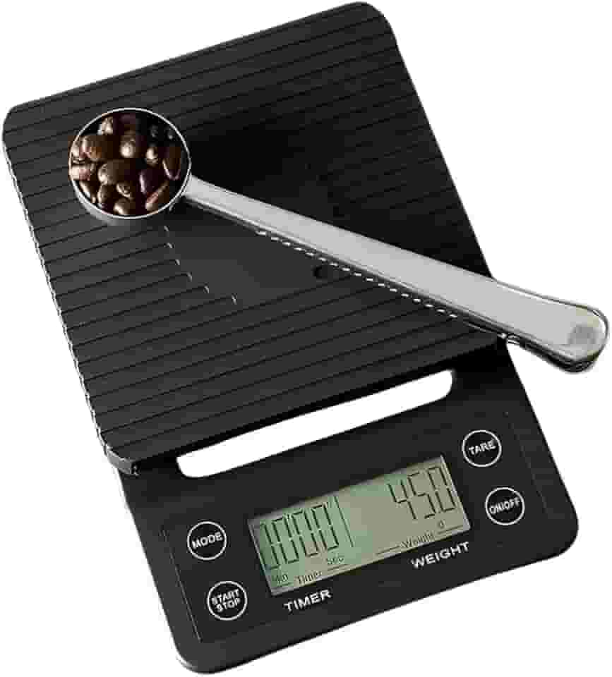 Balança Digital De Alta Precisão Para Café E Infusões Até 5kg Barista Temporizador