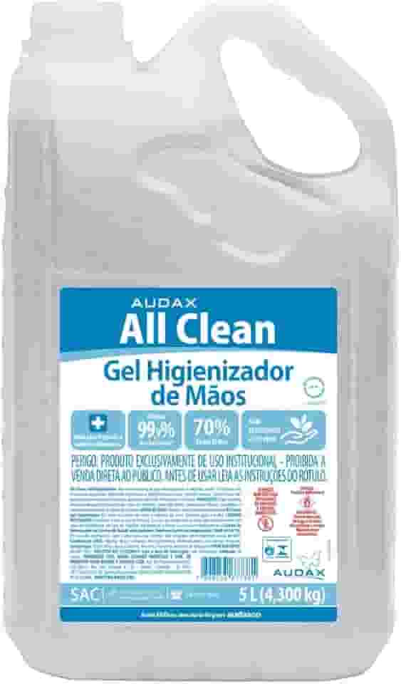 ALCOOL GEL 70% ALL CLEAN AUDAX 5L [GALAO 1 UN]