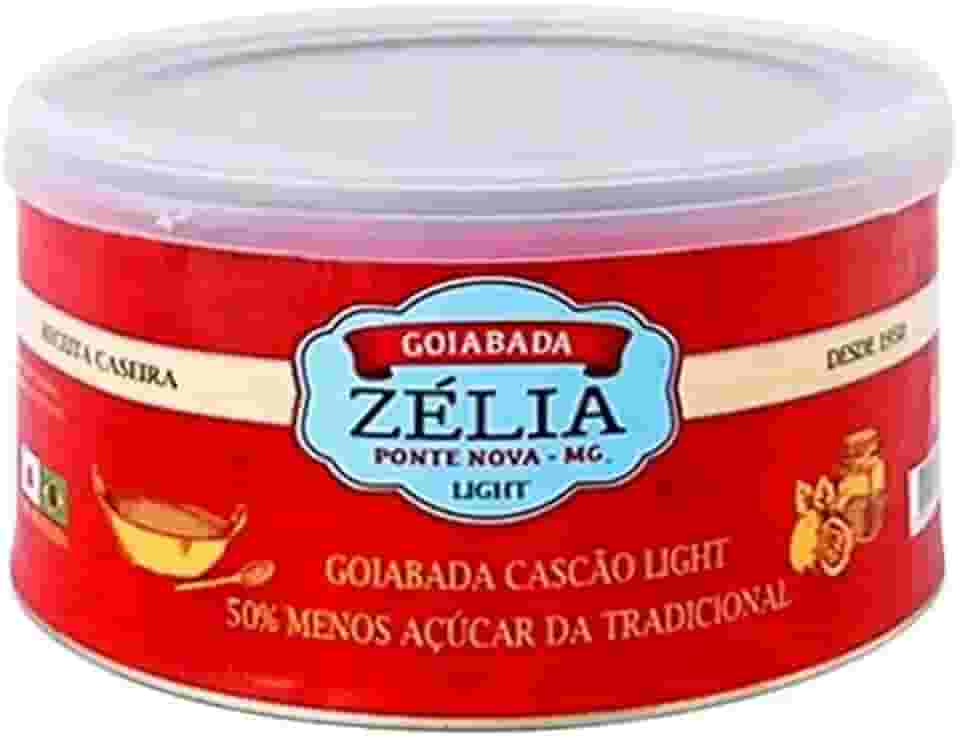 Doces Zélia Goiabada Cascão Zélia Lata 400G Light