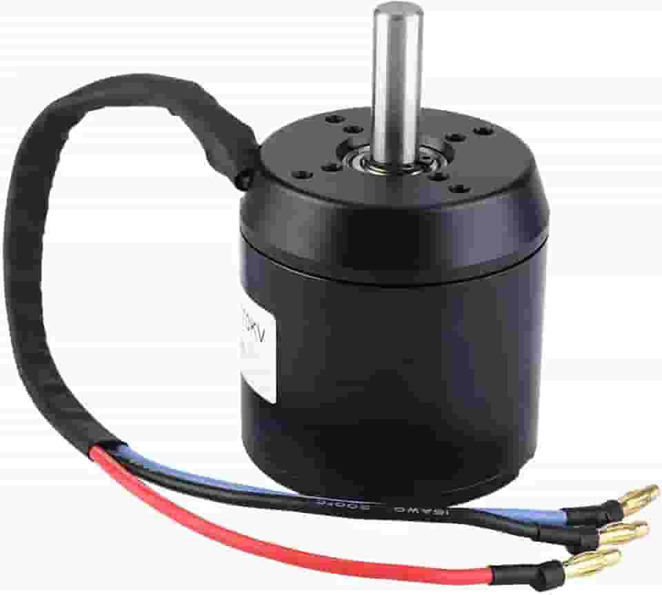 Motor Sem Escova de 3000 W, Cubo à Prova de Poeira à Prova D'água de Forte Potência Com Eixo para Scooter Elétrica, Metal Preto 10mm 24V