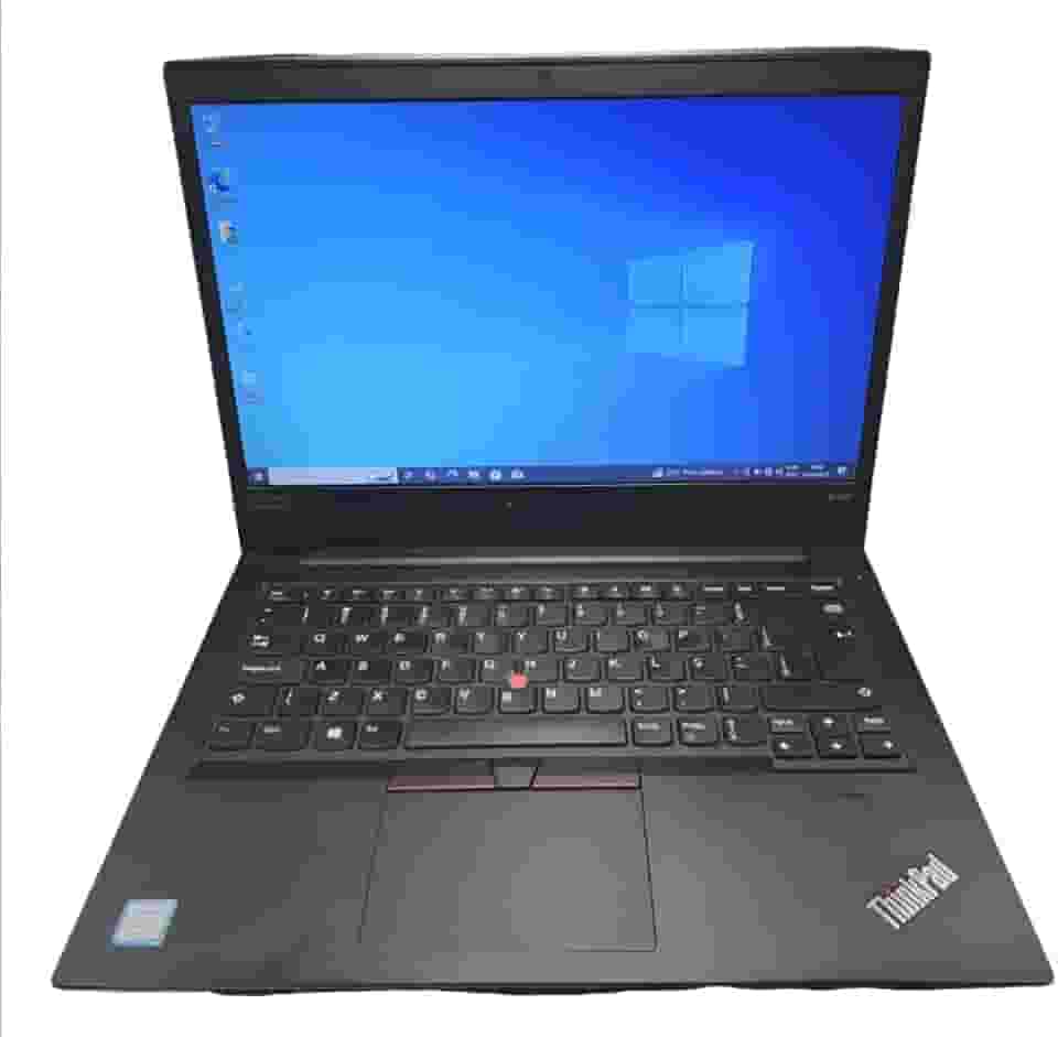 Notebook Lenovo ThinkPad E490, Processador Intel Core i7 8565U 1.80GHz (Intel Core i7 8ª Geração), SSD 256MB, Memória 8GB DDR4, Sistema Operacional Windows 10 Pro (Recondicionado).