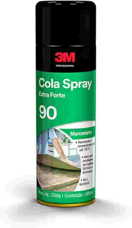 3M, Industrial, Adesivo Spray 90, Lata, 330 g, Preto