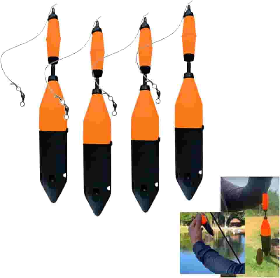 Boia de Pesca TORPEDO Naja 45g com Chumbo Integrado, 65g, Copo Interno Reforçado para Lançamento Longa Distância, Arraste Leve, Ideal para Rios e Lagos