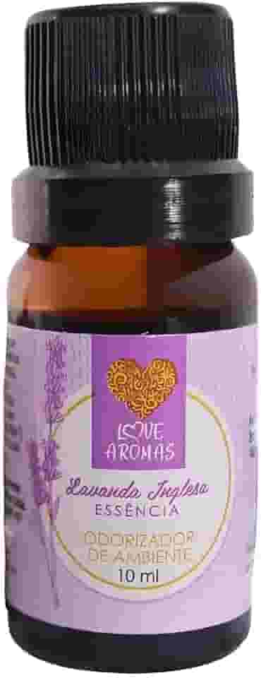 Essência Aromática de Lavanda Inglesa 10ml - Aroma Clássico e Calmante para Difusores e Velas