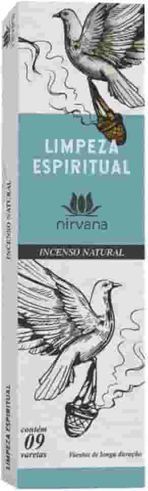 Incenso Nirvana Limpeza Espiritual - 9 Varetas