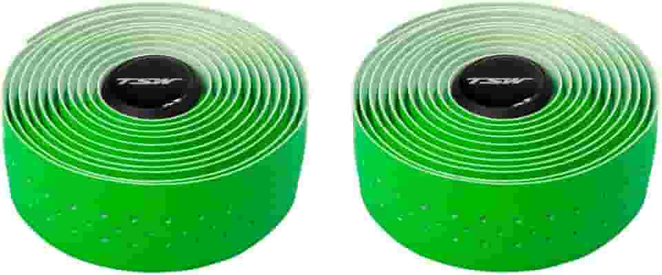 Fitas de Guidão Microfibra Macia Bicicleta Speed Road Estrada 700c Tsw (Verde)