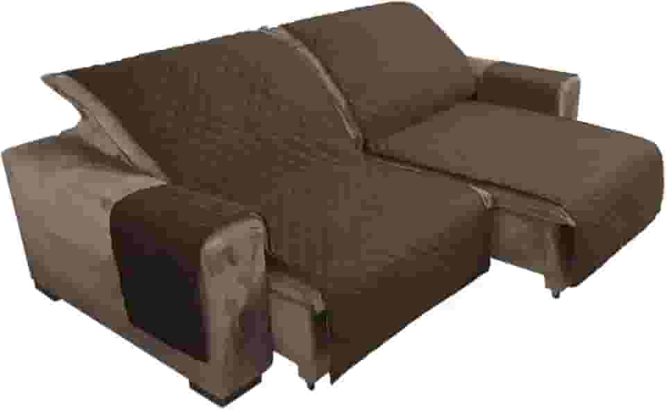 Protetor para sofá retrátil e reclinável 1,80m x 2,40m (Tabaco)