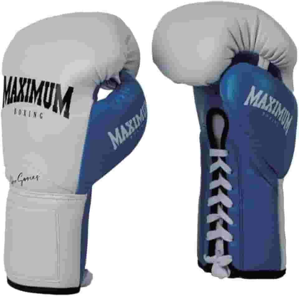 Par Luva Profissional Couro Muay Thai Kickboxing Maximum