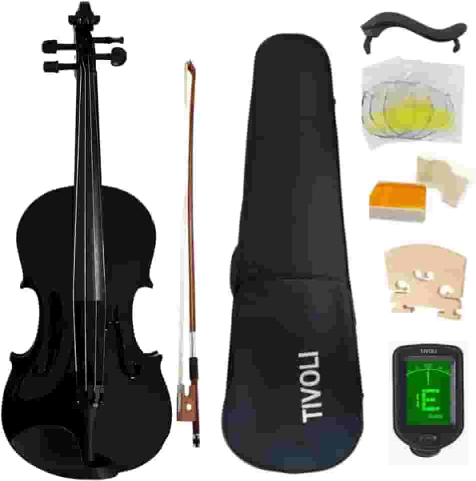 VIOLINO 4/4 COMPLETO COM ARCO E ESTOJO - INSTRUMENTO MUSICAL CLASSICO PARA INICIANTES E PROFISSIONAIS