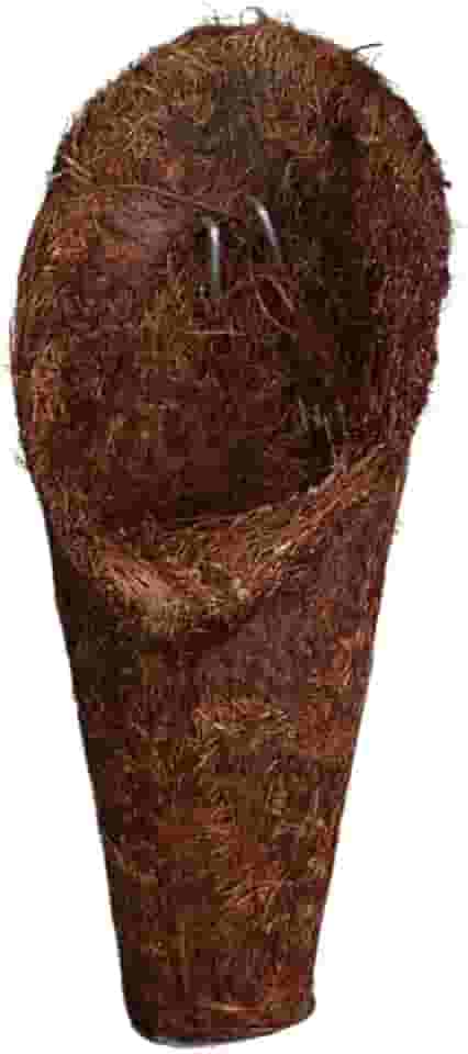 Vaso para Orquídeas em Fibra de Coco modelo Concha, tamanho "PP" Resistente à Água, Leve e Durável