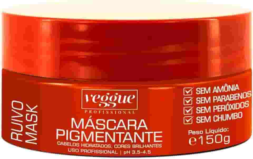 Máscara Matizadora Tonalizante Ruivo Cobre Veggue Profissional 150ml